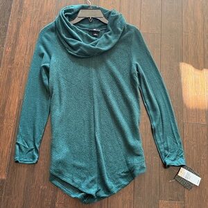 Dark Hunter Green Cowl Neck Sweater